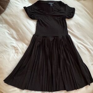 French Connection Black cap sleeve dress